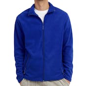 Men's Polar Fleece Jackets - XL, Royal Blue