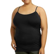 Women's Plus Size Camisoles - Black, Poly, One Size Fits Most