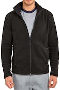 Men's Polar Fleece Jackets - Large, Black