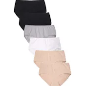 Ladies Extended Plus Cotton Bikini Panties, 2XL-3XL