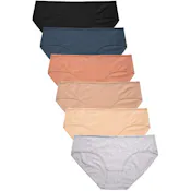 Mamia Ladies Cotton Bikini Plus Panties, 2XL-3XL