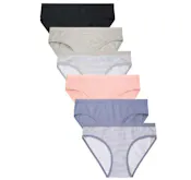 Mamia Ladies Cotton Bikini Panties, Small-XL