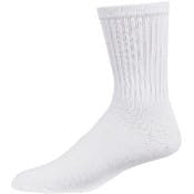Men's Sports Socks - White, Size 9-11, 4 Pack