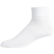 Kids' Quarter Sports Socks - White, Size 4-6