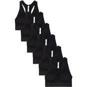 Women's Racerback Sports Bras - Black