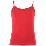 Girls' Cotton Camisoles - Small-Large, Red