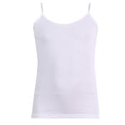 Girls' Cotton Camisoles - Small-Large, White