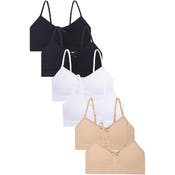 Girls' Seamless Training Bras - Small-XLarge, Adjustable Strap