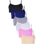 Girls' Seamless Training Bras - Small, 6 Colors