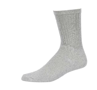 Crew Sports Socks - Gray, Size 10-13, 4 Pack