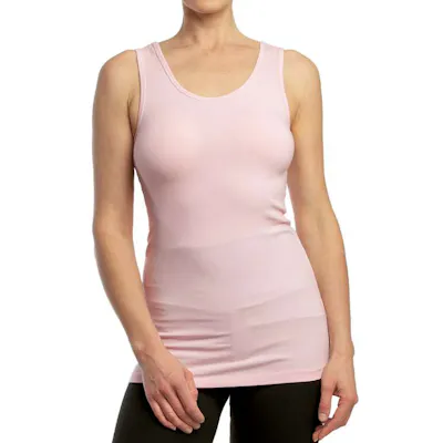 Women's Cotton Tank Top - Light Pink, Small