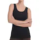 Women's Cotton Tank Top - Black, Medium