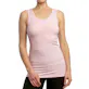 Women's Cotton Modal Knit Tank Top - Light Pink, Size Large