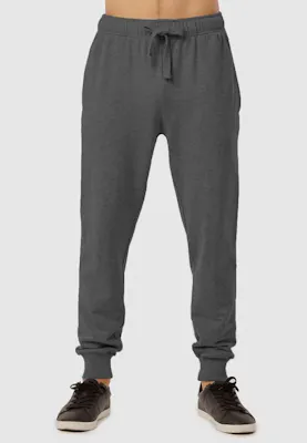 Men's Terry Jogger Sweatpants - Charcoal Gray, Large