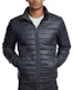 Men's Lightweight Puffer Jackets - Large, Navy