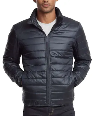 Men's Lightweight Puffer Jackets - 3XL, Navy
