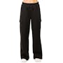 Ladies Fleece Cargo Pants, Medium, Black (1 of 3)
