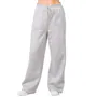 Ladies Fleece Wide-Leg Sweatpants, Large, Heather Gray (1 of 2)