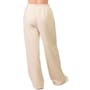 Ladies Fleece Wide-Leg Sweatpants - Medium, Oat (2 of 2)