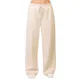 Ladies Fleece Wide-Leg Sweatpants - X-Large, Oat