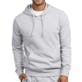 Men's Fleece Hoodies - Gray, Large