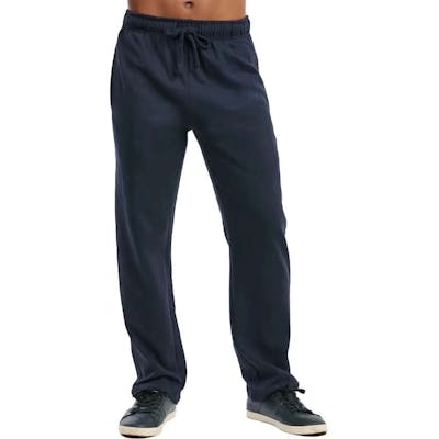 Men's Fleece Sweatpants - Navy, Small