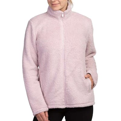 Sofra Ladies' Sherpa Jackets, Pink, Medium