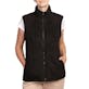Women's Sherpa Vests, Black, Medium