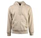 Men's Heavy Weight Zipper Hoodies, Beige, Medium