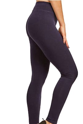 Women's Cotton Leggings - Large, Navy