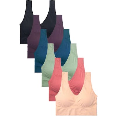 Seamless Sports Bras, Assorted, Plus Size