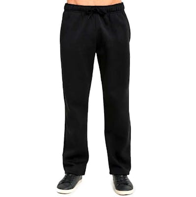 Men's Fleece Sweatpants, Black, Medium