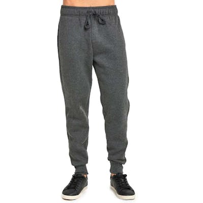 Men's Fleece Jogger Sweatpants, Charcoal, XL