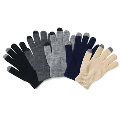 Unisex Touchscreen Magic Gloves - 5 Colors, One Size Fits Most