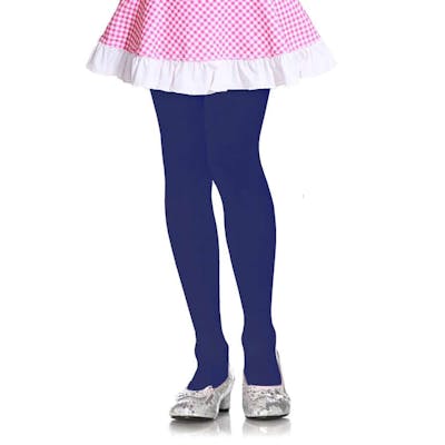 Girls' Winter Tights - Navy, Large