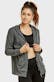 Women's Plus Size Jersey Zip-Up Hoodie Jackets - 3X, Gray