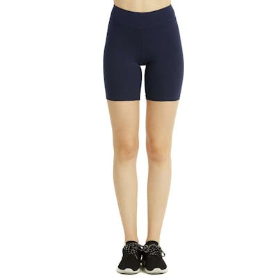 Women's 15" Out Seam Cotton Shorts - Small, Navy