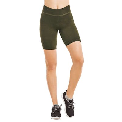 Women's 15" Out Seam Cotton Shorts - Large, Olive