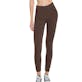 Women's Fleece Lined Leggings - Coffee, One Size Fits Most