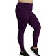 Women's Fleece Lined Leggings - Deep Purple, XL