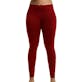 Women's Fleece Lined Leggings - Dark Red, XL