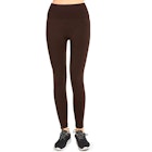 Women's High Waist Fleece Leggings, One Size image number null