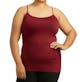 Women's Camisoles - Burgundy, Poly, One Size Fits Most
