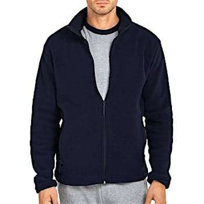 Men's Polar Fleece Jackets - Medium, Navy