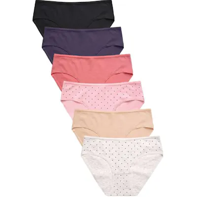 Sofra Ladies Cotton Bikini Panties, S-XL