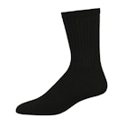Adult Crew Sports Socks - Black, Size 10-13 image number null