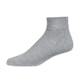 Adult Quarter Sports Socks - Gray, Size 9-11