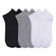 Adult No-Show Socks - Size 9-11, 3 Colors per Pack