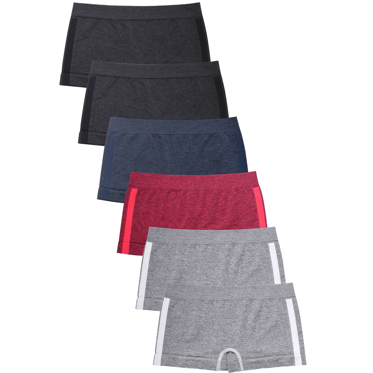 Wholesale Girls' Boyshort Panties, Size Medium, 6 Colors - DollarDays