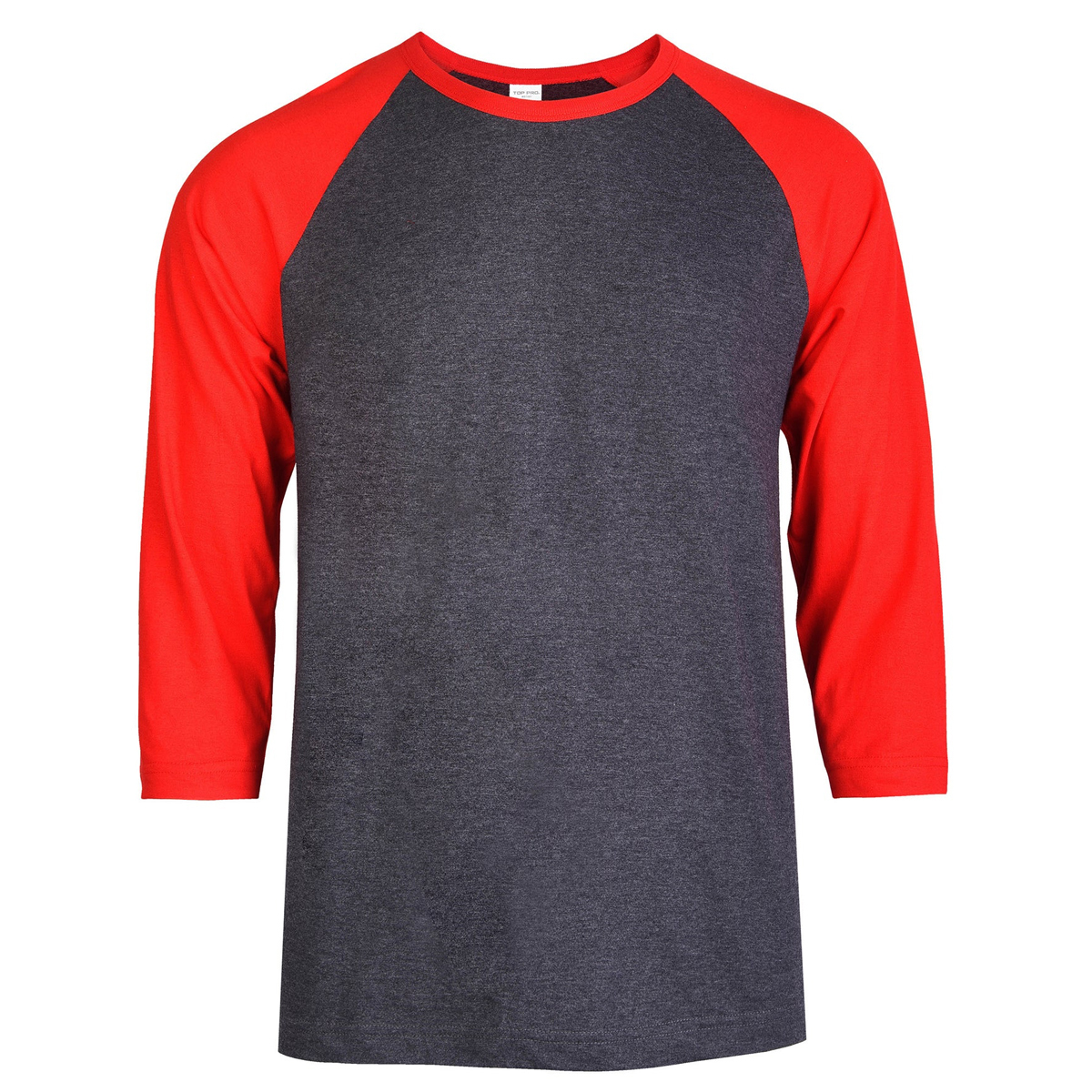 3/4 sleeve raglan shirt Black/White | Rise Nonprofit